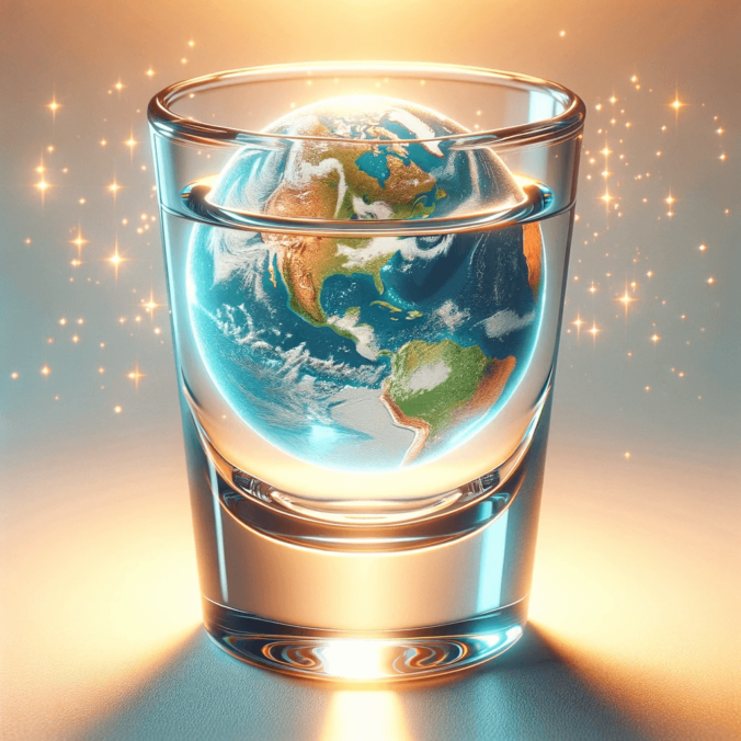 Globe in Shotglass