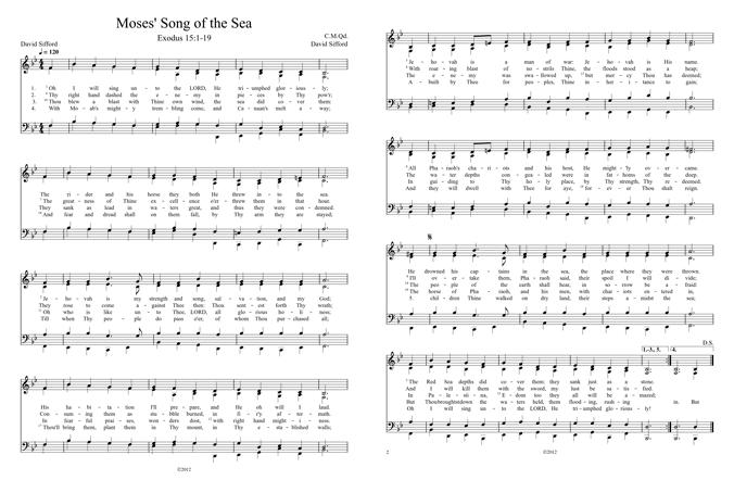 Moses' Song of the Sea