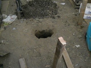 Barn Loft First Post Hole