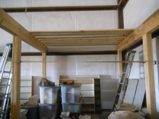 Barn Loft First Floor Joists