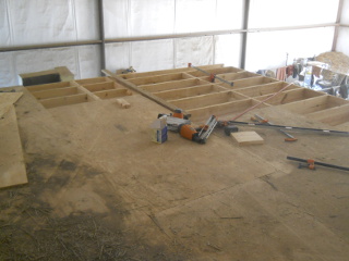 Barn Loft Final Floor Joists