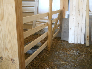 Barn Animal Stall North Wall & Gate
