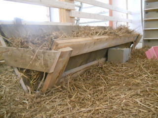 Barn Animal Stall Hay Trough