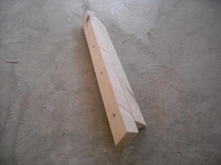 Homemade Top Bar Bee Hive Top Bar Top View