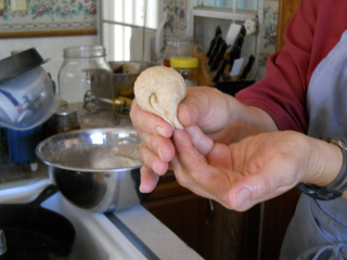 Simple Bread Rolls Shaping Roll Step B 