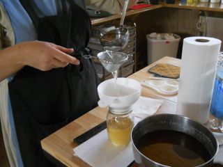 Straining the Bacon Grease