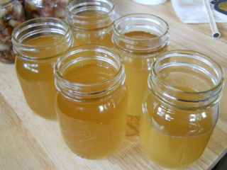 Jars of Bacon Grease Ready for Pressure Canning