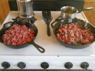 Browning Ground Beef