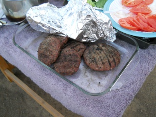 Grilled Texas Longhorn Burgers