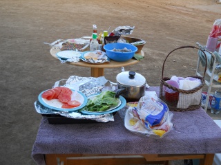 Grilled Texas Longhorn Burgers Fixings and Side Dishes