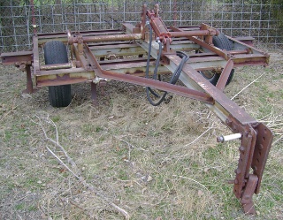 Corner View of 9 Point Chisel Plow