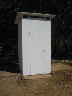 Painted Outhouse