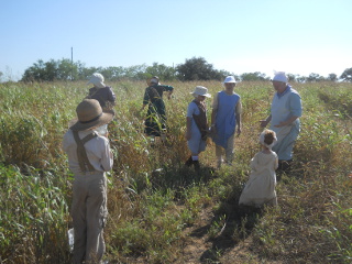 Community Work Day Ladies & Children Weed Pulling