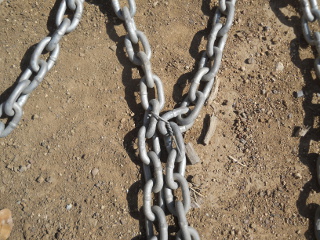 Chain Wired Together to Make Dragging Fingers