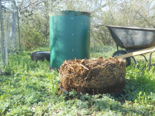Cylinder Container Compost Pile