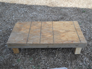 Goat Milking Stand Top Side of Base