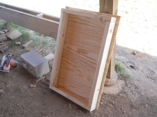 Attic Access Door Frame on Door Panel