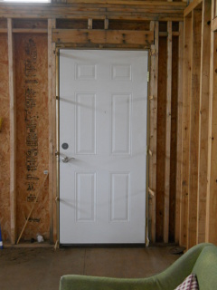 House Front Door from the Inside