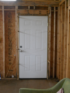 House Front Door from the Inside