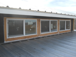 House Upper North Side Window Trim