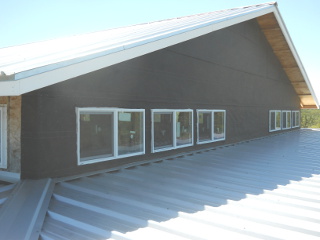 More External Upper West Siding Tar Paper Installed