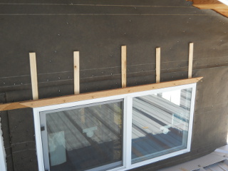 Upper Window Trim Top & Bottom with Shims