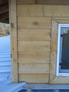 Corner to Window Siding