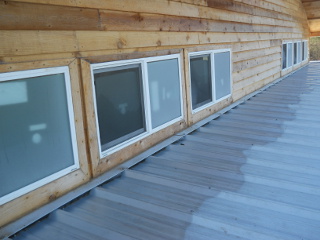 Several Rows of Siding