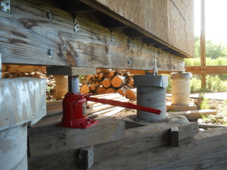 View of Space Between Pier and Beam