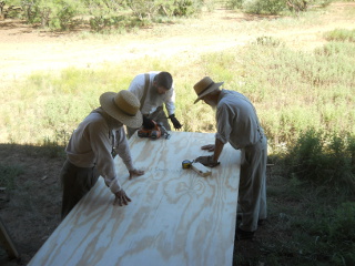 Cutting the Ceiling Panel