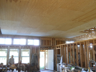 East End of Great Room with Main Paneling Done