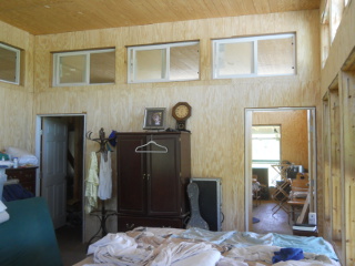 Bedroom Internal Siding, East Wall