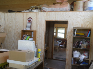 Library Internal Siding, North Wall