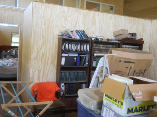 Library Internal Siding, West Wall
