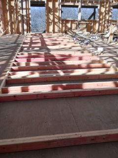 House Internal Wall Frame Before Raising