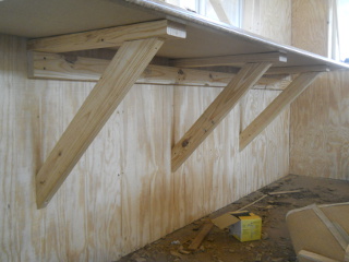 Kitchen Counter Bracing