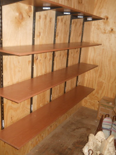 First Shelves in the Pantry
