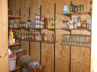 New Kitchen Pantry Shelves