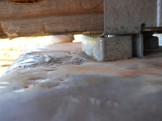Uneven Pier Concrete Under Termite Shield