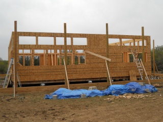 House Pony Walls Complete with OSB