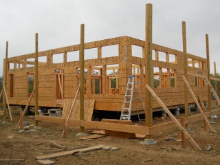 House Pony Walls Complete with OSB