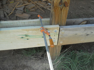 Installing New Porch Beams