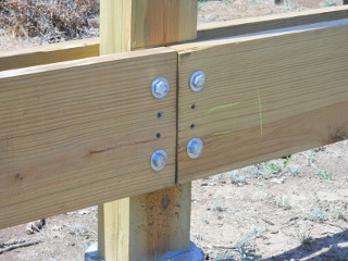 Porch Post and Joist Brace Join