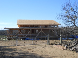 House Roof Plywood/OSB Covering Complete