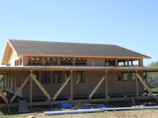 House Roof Tar Paper/Roof Felt Finished