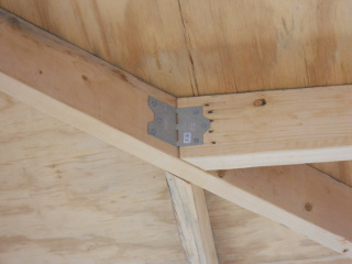 Porch Roof Hip Rafter Joint Ties