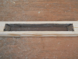 House Roof Vented Block Back Side with Screening