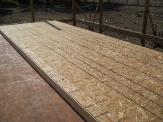House Outer Wall Frame with OSB Siding