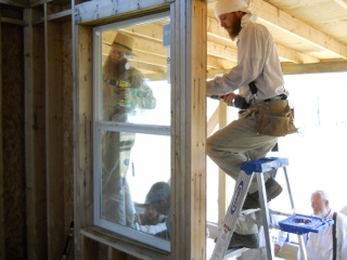 House More Installing Main Floor Windows