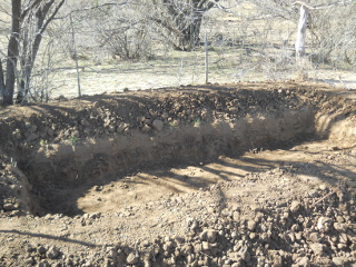 Second Dug Out Level of Hugelkultur Garden Bed